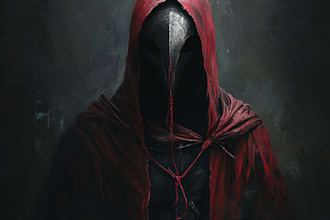 drew logo illustration anything dark art horror metal