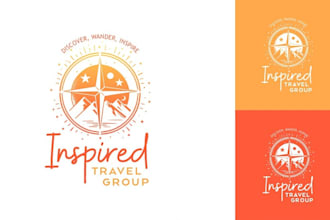 design a premium minimal travel or hotel logo for your brand
