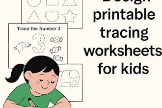 design printable tracing worksheets for kids