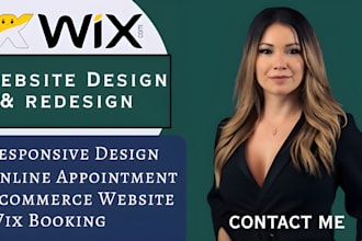 setup wix professional website, wix booking  service