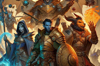 design dnd character art and dnd character art