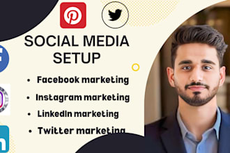 professionally set up and optimize your social media accounts