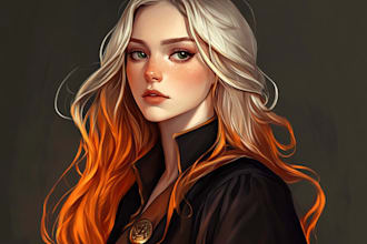 paint a realistic conceptual or fantasy digital portrait