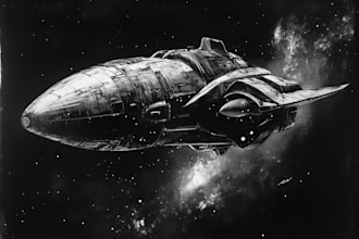draw sci fi illustration and sci fi art