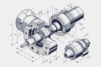 do utility patent drawing, 2d cad drawing uspto utility drawing