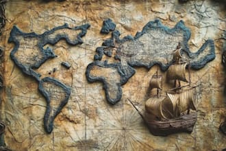 draw a wonderful custom fantasy map