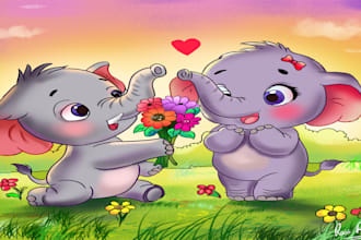 create beautiful illustrations for your storybook or poem