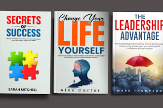 create modern business book cover for amazon KDP and kindle