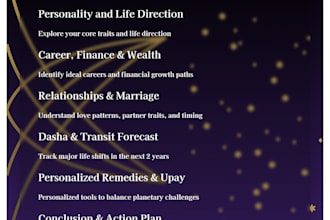 personalized birth chart astrology reading with fast delivery