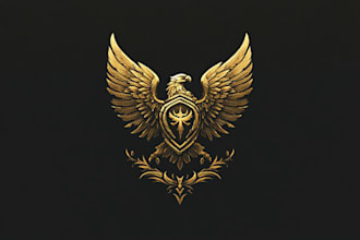 design medieval, fantasy, rpg gaming logo
