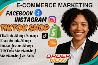 setup tiktok shop shopify tiktok dropshipping USA, run tik tok ads, fb meta ads