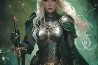 dnd character art and dnd character art