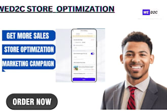 do professionally optimize your wed2c store for more traffic and sales