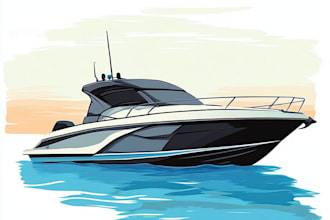 draw your boat portrait to vector