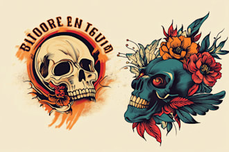 create any design in traditional tattoo or old school style