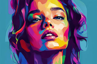 make a beautiful wpap pop art portrait