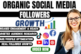 organically increase social media followers, grow instagram, grow facebook page
