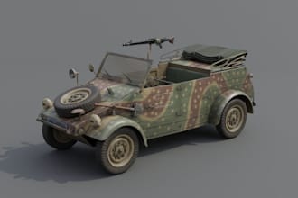 model solid car for stl printing, auto racing car,gta,car dynamics, military car