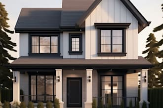 create architectural floor plans for US residential projects