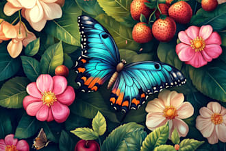 design a botanical illustration based on your idea