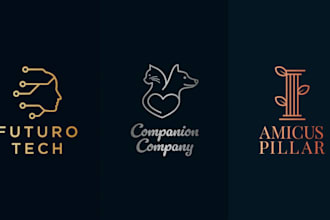 do professional minimalist business logo design