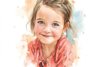 do personalised watercolour portrait
