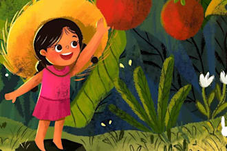 create children storybook illustrations and picture book