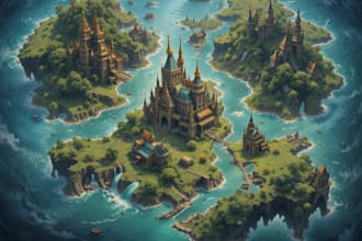 create maps for your fantasy game, book and projects