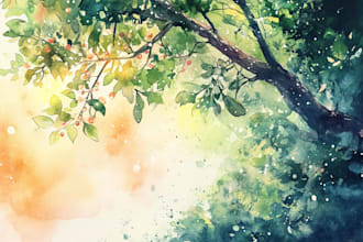 create digital oil painting in van gogh style