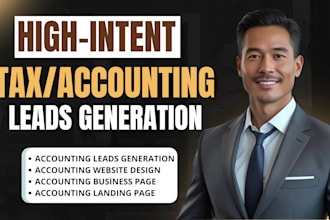 qualified accounting leads converting bookkeeping tax website accounting