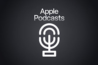 design modern minimalist podcast logo design