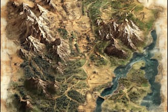 create custom high res fantasy maps for your rpg world