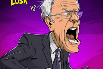 draw digital political cartoons
