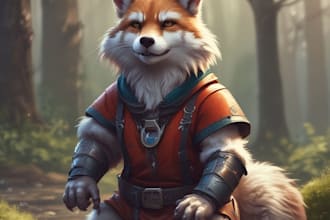 draw art of you furry characters