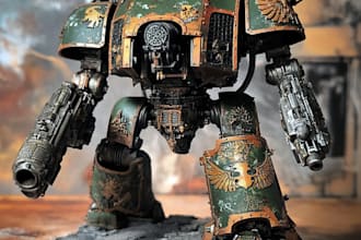 paint your warhammer 40k,dnd or any board game miniatures