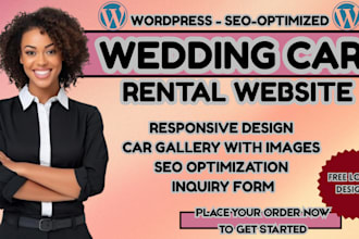 wedding car rental website, luxury car rental site, chauffeur website