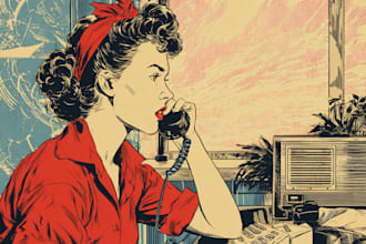 draw retro vintage illustration album or book cover  poster