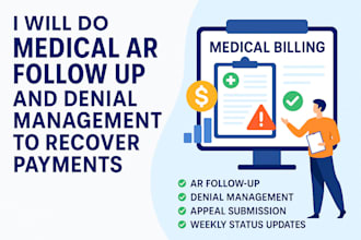 do ar follow up and denial management for medical claims