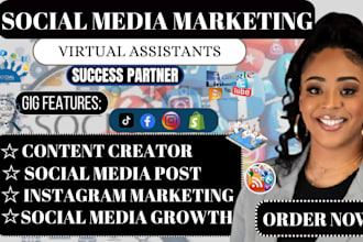 be your social media marketing manager content creator tiktok shop social media