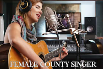 be your female country music singer acoustic pop female lead and adiib vocalist