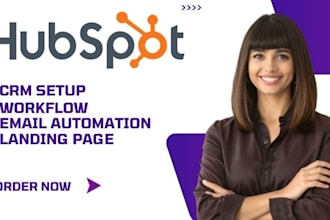 setup hubspot CRM automation workflow email campaign