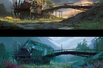 environment concept art landscape design