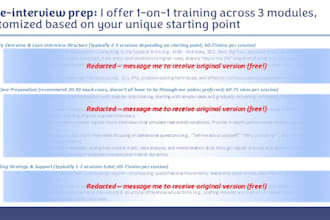 give you the skills and confidence to outperform on mbb case interviews