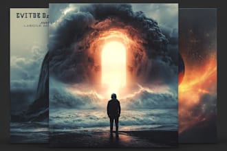 design amazing album or single cover art