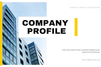 company profile business proposal brochure, ebook bifold canva pitch deck design