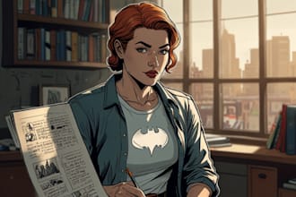 draw a special comics and illustration