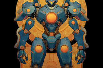 create gundam, transformer, robot, armor, and mecha, concept