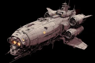 do sci fi spaceship design
