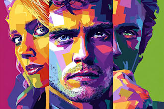 create your photo into awesome wpap pop art
