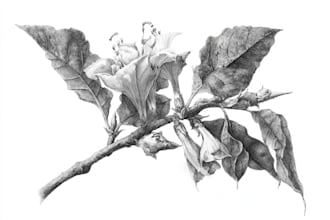 illustrate botanical and anatomical scientific illustrations